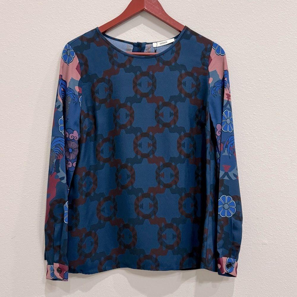 Odeeh Long Sleeve Blouse‎ Size 36 US 6 Viscose
